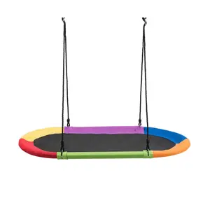 60 Inch Saucer Surf Outdoor Adjustable Swing Set