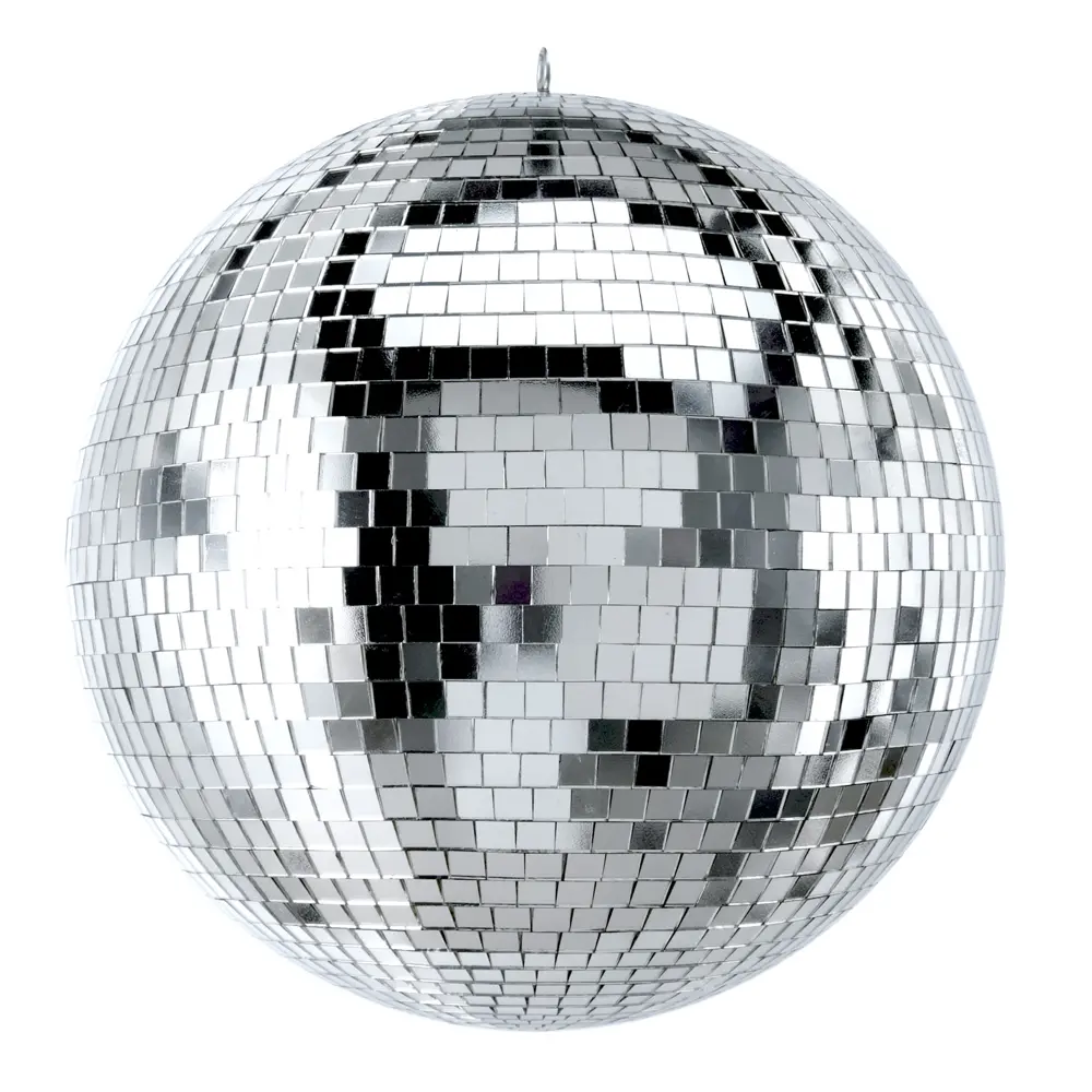 12" Mirror Ball with Base - Disco Ball