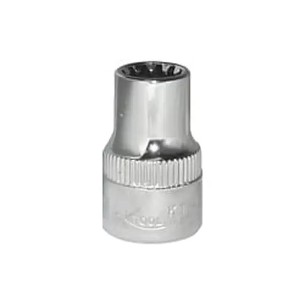 K Tool International KTI-20214 0.37 in. Drive Chrome Spline Socket, 0.43 in.