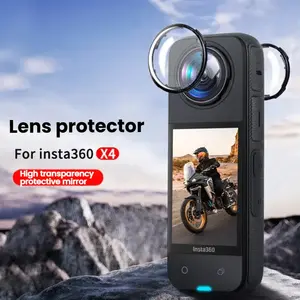 Insta360 X4 Lens Protector, Premium High Transparency Anti-scratch Accessories for Insta 360 X4 Camera PC material