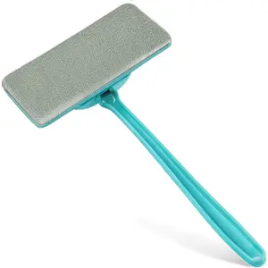 Professional Window Screen Cleaner - Large Brush Head for Door Screen Cleaning - Detachable Screen Cleaning Tool - Dual-use for Wet and Dry