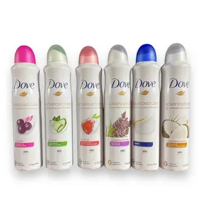 Dove Antiperspirant Deodorant Aerosol Special Edition Pack 6 Scents Acai Berry Waterlily Cucumber Green Tea Pomegranate Original Lavender Coconut 220ml Each Gentle Scented Aroma Package May Very