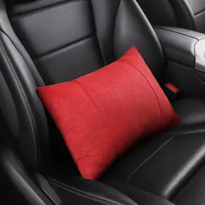 1pc S-level Soft Comfort Auto Seat Waist Pillow Mat Cute Car Accessories Compatible For Tesla Audi Interior