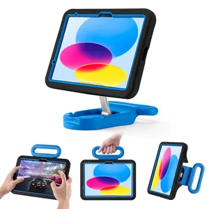 LeiJue Kids Case for iPad (A16) 11th/10th Gen 10.9'' 2025/2022,ipad 9th/8th/7th 10.2",iPad Mini 7 (A17 Pro) 2024 /iPad Mini6 2021, iPad Air 11 (M3/M2) 2025/2024,Adjustable Portrait/Landscape Stand/Drop Proof with Handle,Child Friendly Case