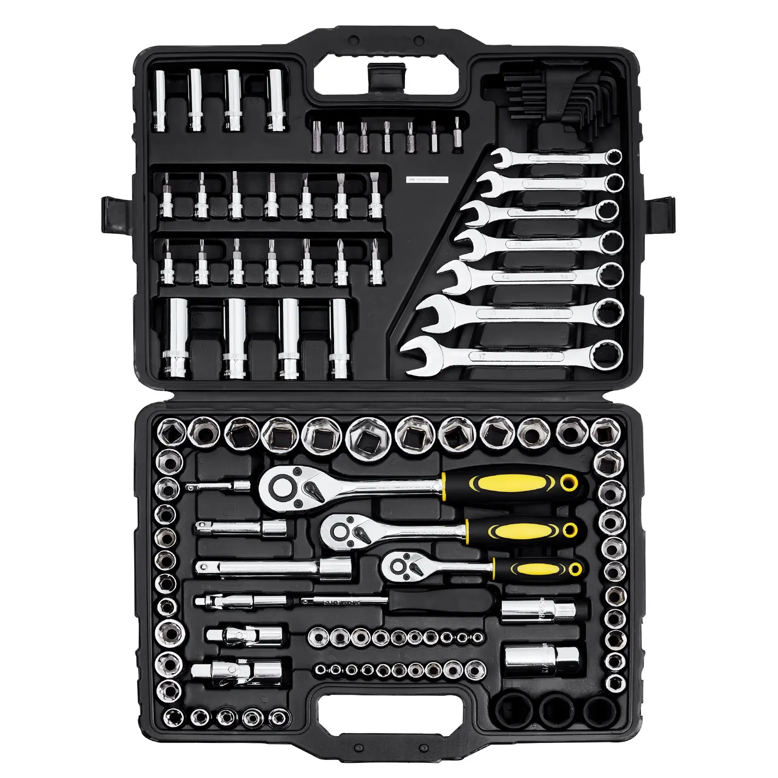 1/4"、3/8"、1/2" - 121 Pcs
