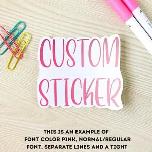 Custom Waterproof Vinyl Stickers - Personalized for Photos, Pets, Logos, Names & More