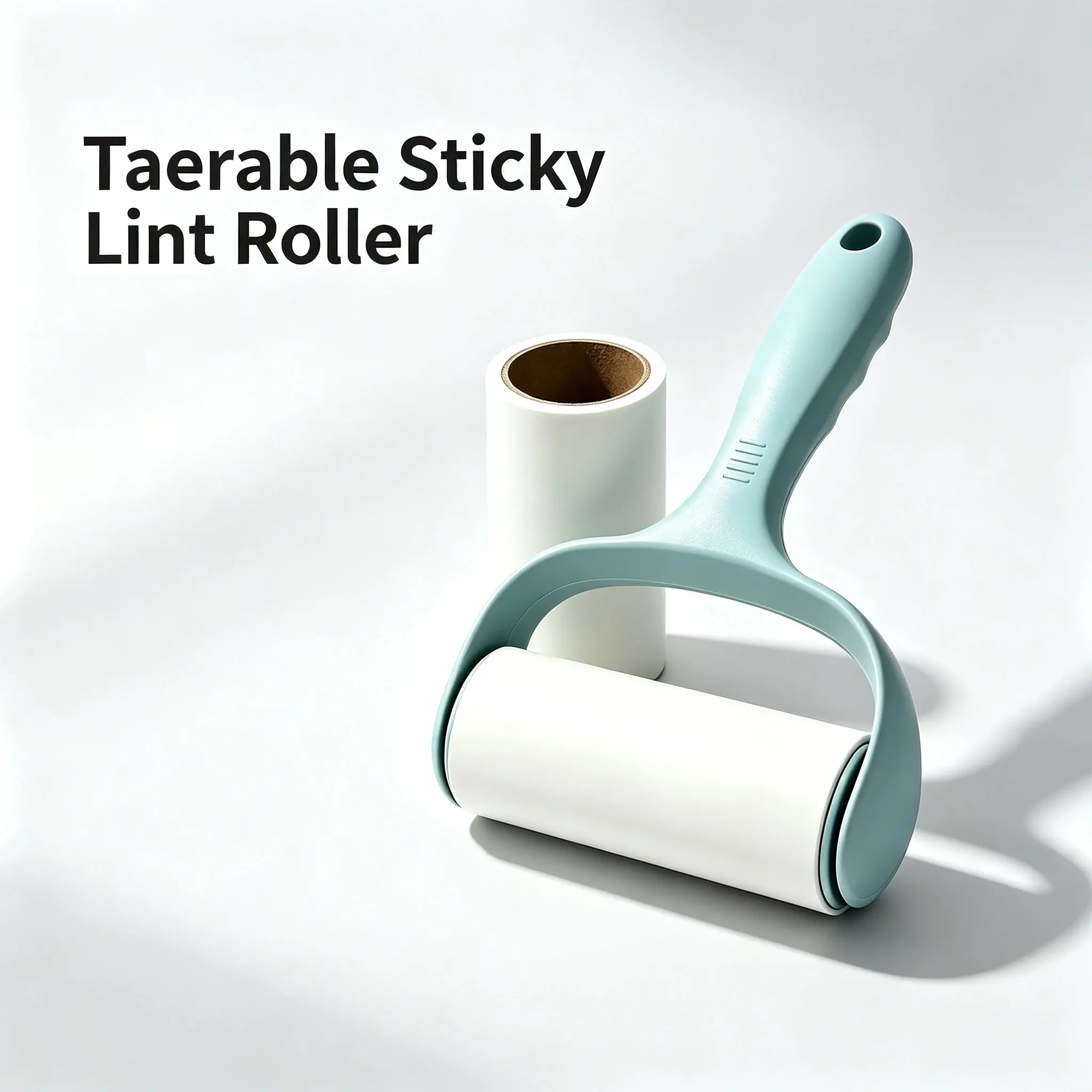 Cleaning Sticky Tearable Lint Roller with Extra Refill Roll,Pet Hair Remover for Cat Dog Fur,Disposable Adhesive Lint Remover for Clothes,Couch,Carpet,Car Seat,Portable Lint Cleaner Roller for Home Travel