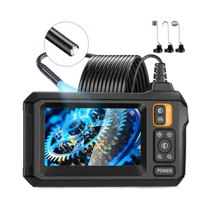 1920P HD Snake Camera with 8 LED Lights, Waterproof Endoscope Camera with 4.3 Inch Screen, Borescope Inspection Camera for Sewer, Pipe