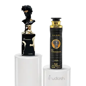 Oudlash Bundle | Lattafa | His Confession | Men's Fragrance | 100 - 300 ML | Eau De Parfum - Air Freshener | Citrus - Black pepper & Bergamot