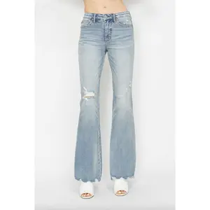 Judy Blue Tummy Control Destroy Flare Jeans
