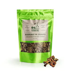 Yerbero - Te Herbal Sangre Drago 2oz (58gr) Dragon´s Blood Herbal Tea |Stand Up Resealable Bag Crafted By Nature100% All Natural Fresh Tea Tea, non-GMO, Gluten-free.