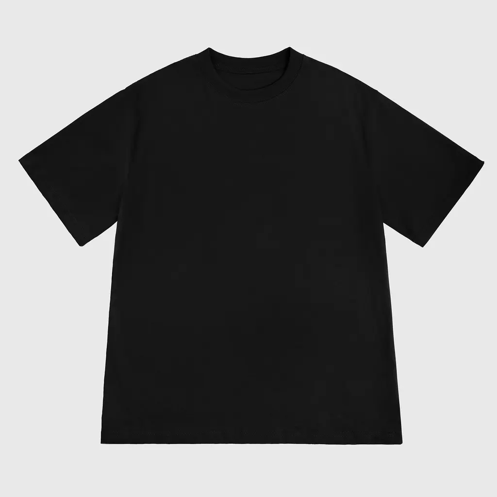 Solid Color Short Sleeve Crew Neck Tee for Adults, Minimalist Casual Basic T-Shirt, Black or White