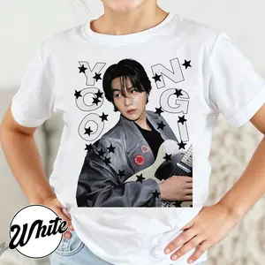 Aesthetic Korean Rapper Fan Shirt Vintage Style Comfort Color Shirt