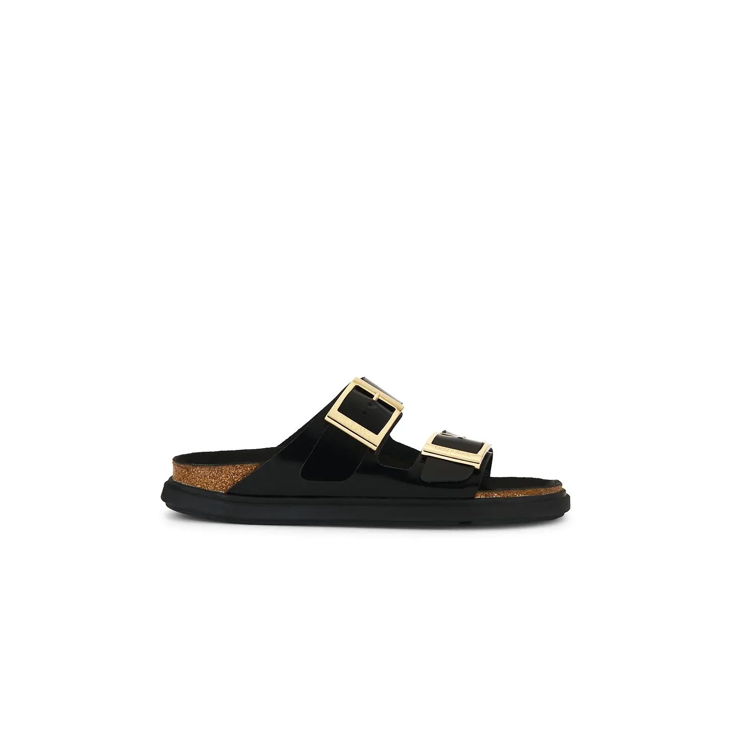 BIRKENSTOCK Arizona Droplet Buckle Sandal in Black