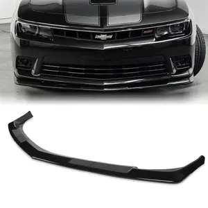 STP-Style Front Bumper Lip Body Kit Spoiler Compatible with 2014 - 2015 Chevy Camaro SS / Z28 / V8 Model Only Bumper