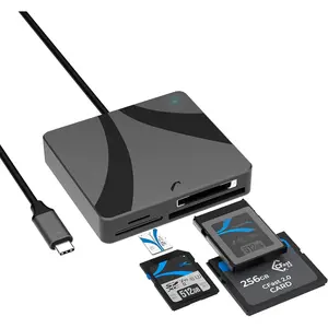USB-C Multi-Card Reader for CFexpress Type B, CFast 2.0, and microSD/SD Cards (CR-C4PM)