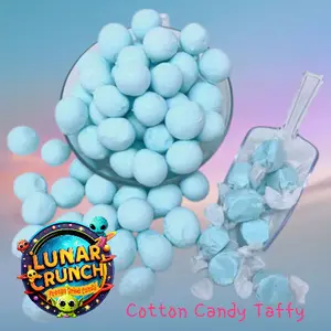 Freeze-Dried Cotton Candy Saltwater Taffy, Freeze Dried Candy Snack