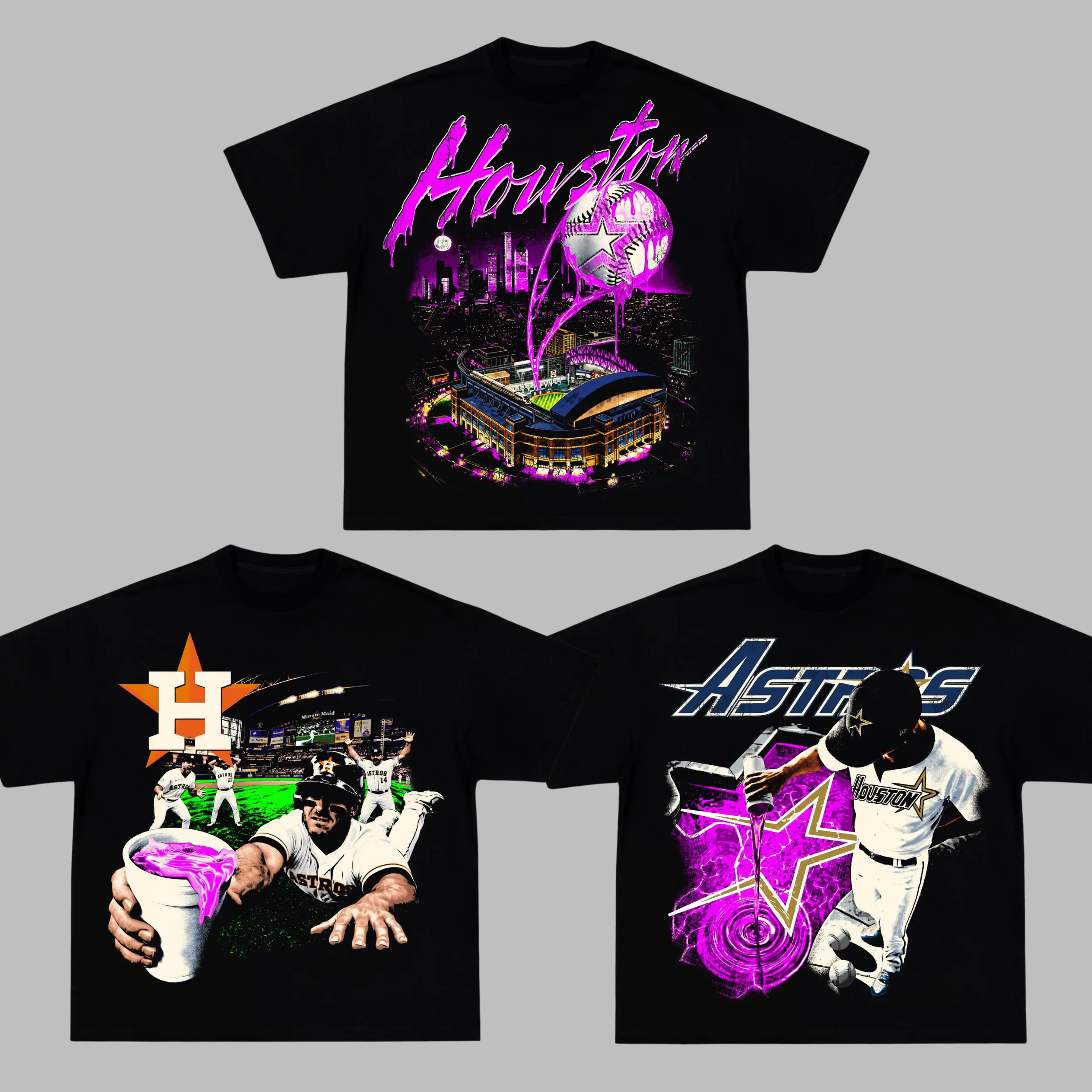 Vintage Houston Texas Streetstyle Graphic Shirt, H-Town Pour Up Culture Tee, Heavyweight Cotton T-Shirt Casual Menswear Oversized Love