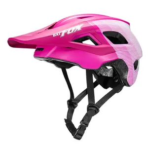 Batfox Stylish Gradient Mountain Bike Helmet, Ultra Ventilated Lightweight Shockproof Design for Cycling and Leisure, Essential Safety Gear
