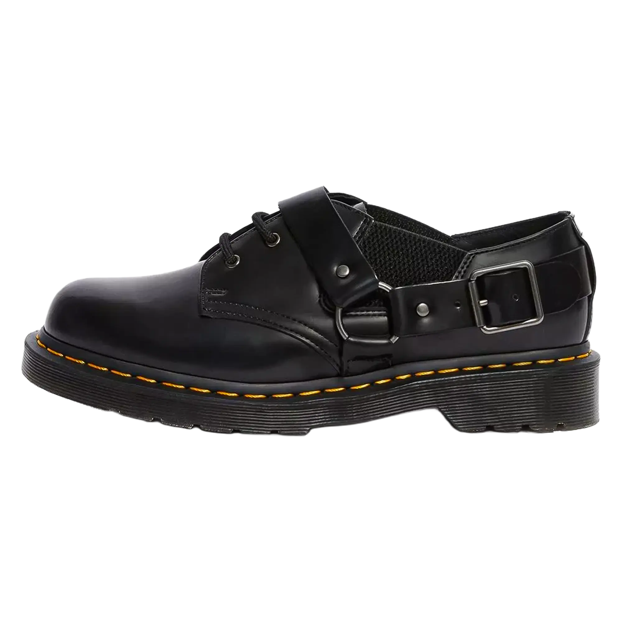 Fulmar Smooth Leather Buckle Shoes "Black" 23867001