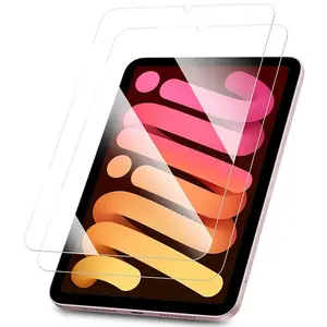 [2 Pack] Fintie Screen Protector for iPad Mini 7 (A17 Pro, 2024)/ iPad Mini 6th Gen (8.3"), Antiscratch HD Clear Tempered Glass iPad Screen Protection