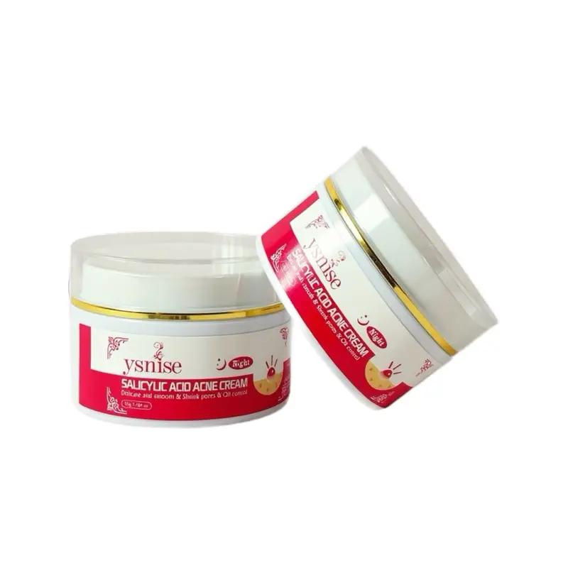Ysnise Salicylic Acid Acne Cream for Clear Skin & Smooth Texture - Moisturizing Face Cream for Acne Treatment
