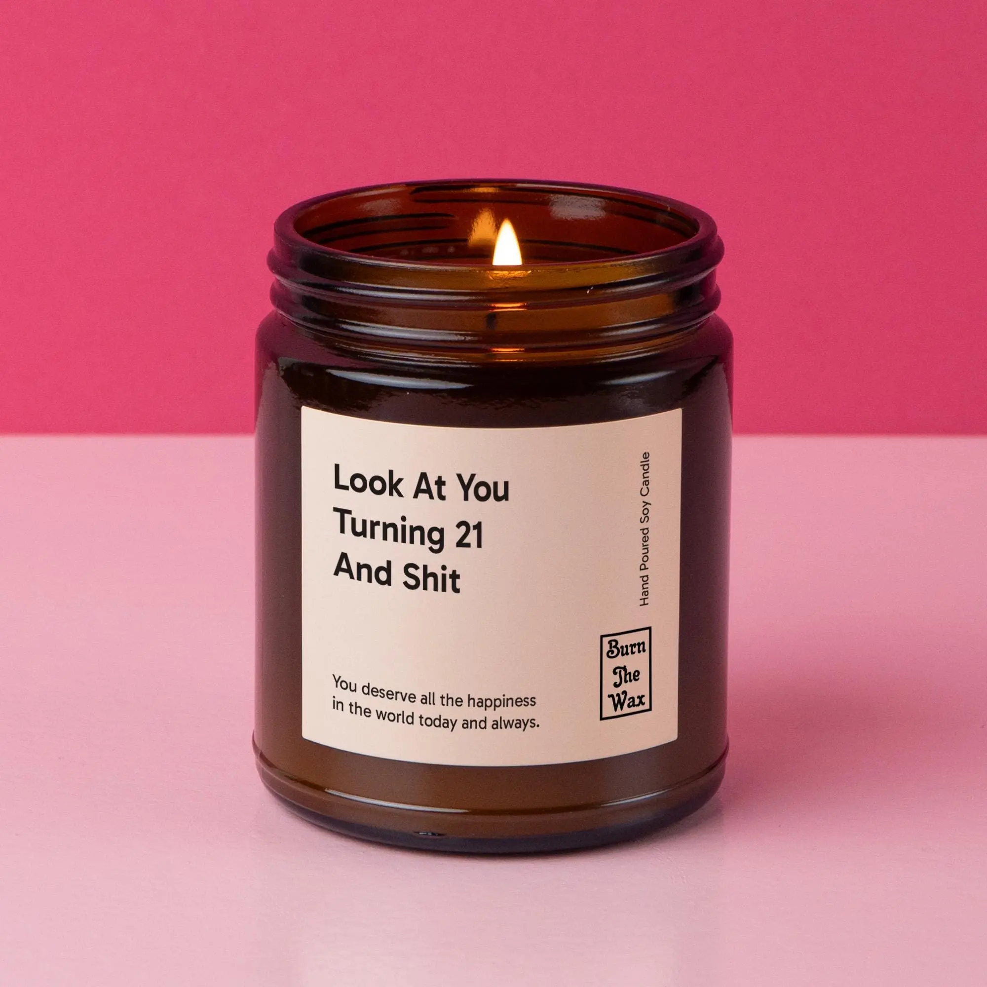 21st Birthday Gift Soy Candle | Personalized Gift, Birthday Gift for Best Friend, Gift for Him, Her