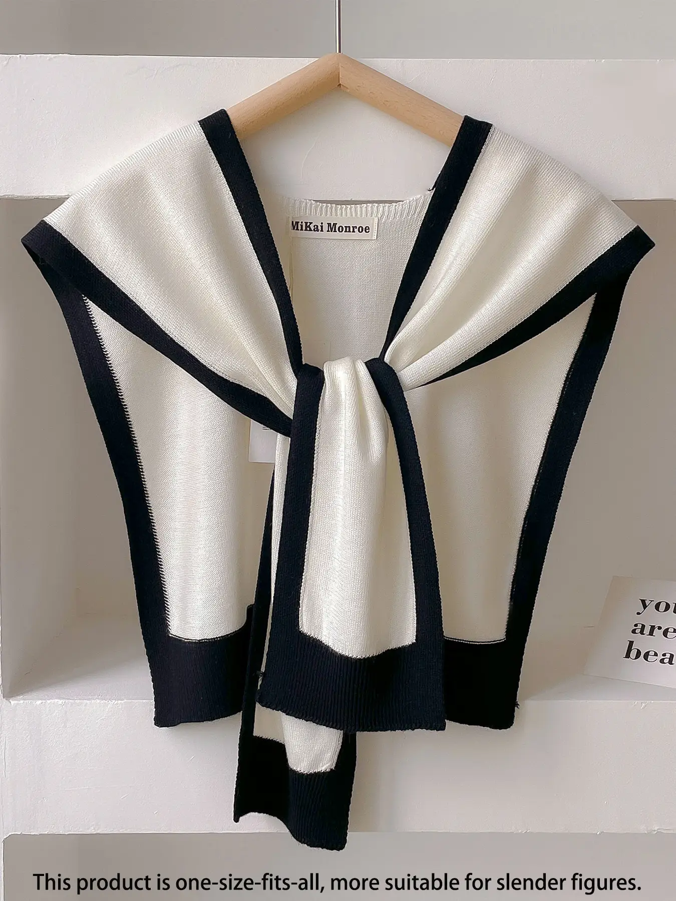 Women's Colorblock Shawl, Casual Soft Comfortable Shawl for Daily Wear, Fashion Accessories for Women & Girls