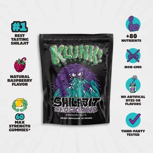 KLUNK! Shilajit Shockwave Gummies | Supports Strength and Stamina