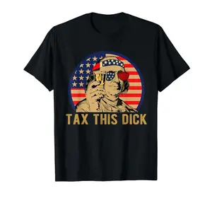 Benjamin Franklin Tax This Dick vintage mens womens T-Shirt