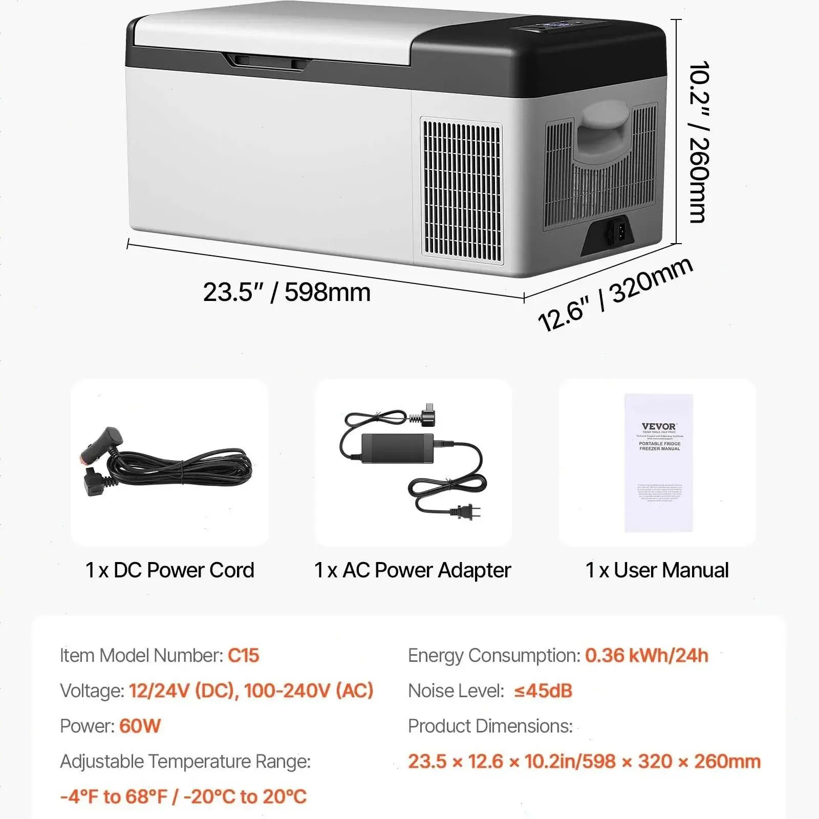 16QT/15L USB Charger & Single Zone