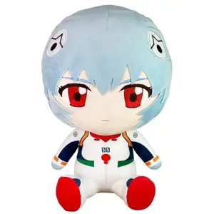 EVANGELION NEW MOVIE - REI PLUG SUIT SITTING PLUSH 12" H