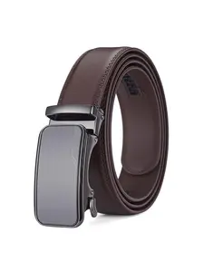 Leather Ratchet Belt Men - Adjustable Ratchet Belt, Customizable Fit, Effortless Style (35mm)
