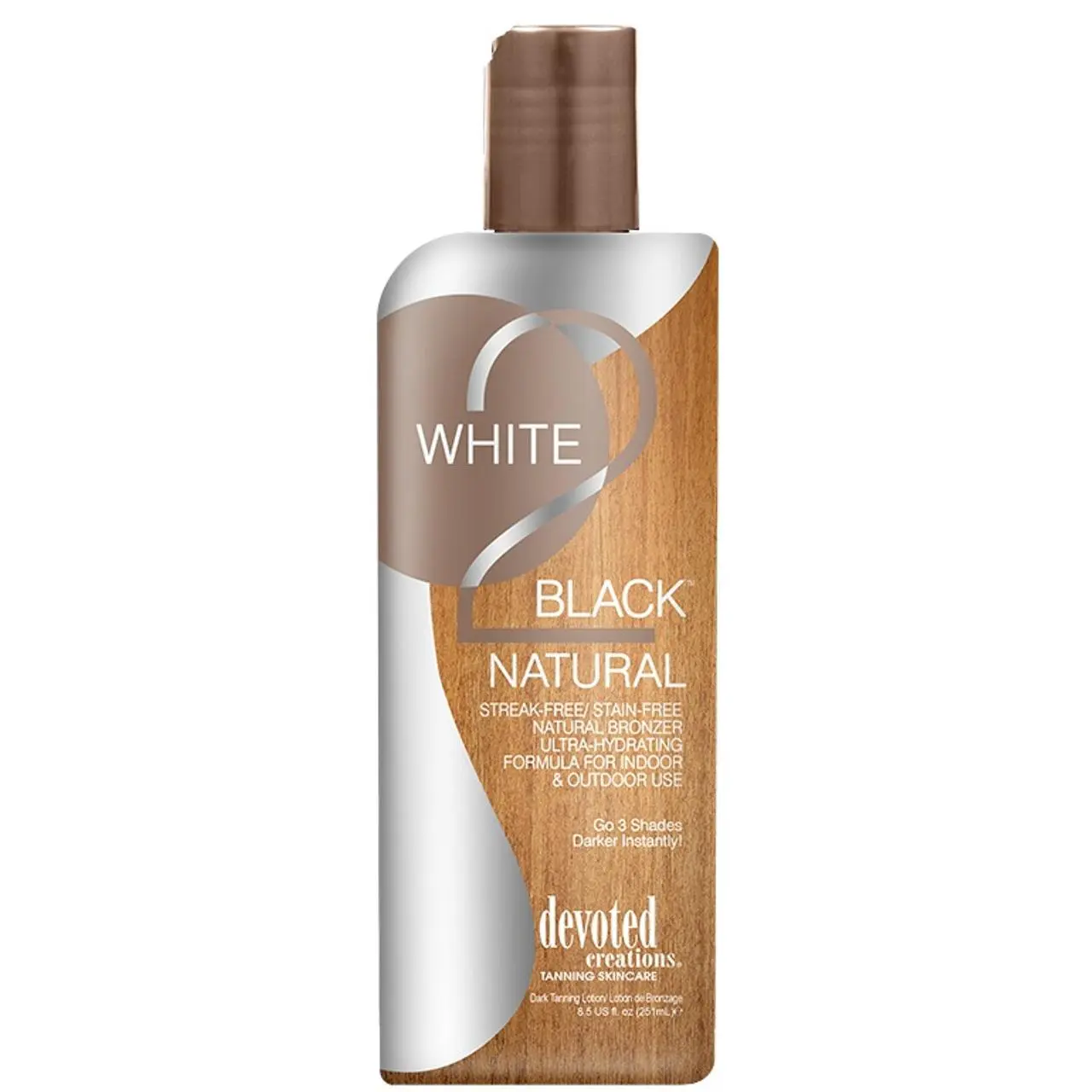 Devoted Creations White 2 Black Natural Bronzer 8.5 oz Lightweight Makeup