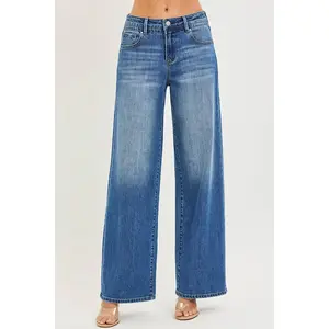 RISEN Slouchy Baggy Jeans with Pockets