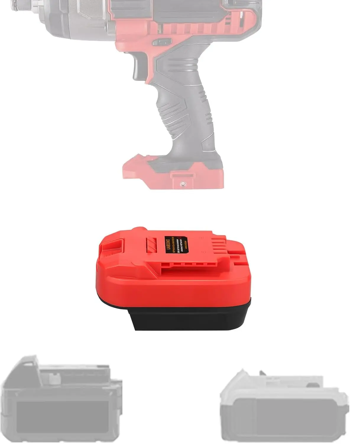 Battery Adapter for Dewalt 20V Converter to for Bauer Cordless Tools Drill Driver Impact Combo Kit,Replacement for Bauer Batteries(Battery NOT Included)