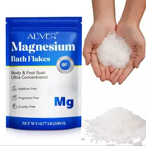 Magnesium Flakes , Deep cleansing and moisturizing magnesium flakes , body soaking tablets , bath and body care