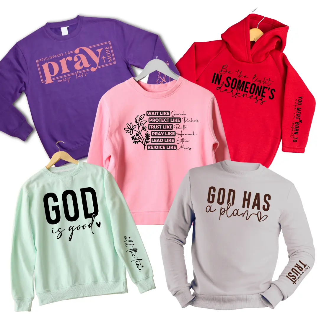 Grace & Faith Sleeve Screen Print Transfer Bundle Grace & Faith Sleeve Screen Print Transfer Bundle