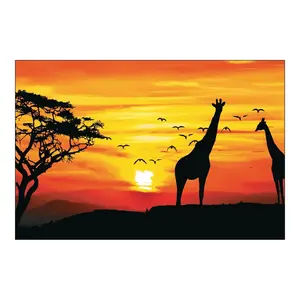 African Safari Backdrop - 3 Pc.