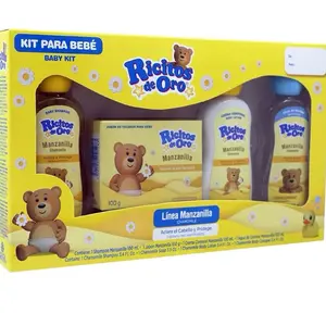 Rictos  Kit for Manzanilla  - 100g - Includes 3 Bottles of Manzanilla Shampoo shampoo soap body cream kit Pack  kit de viaje