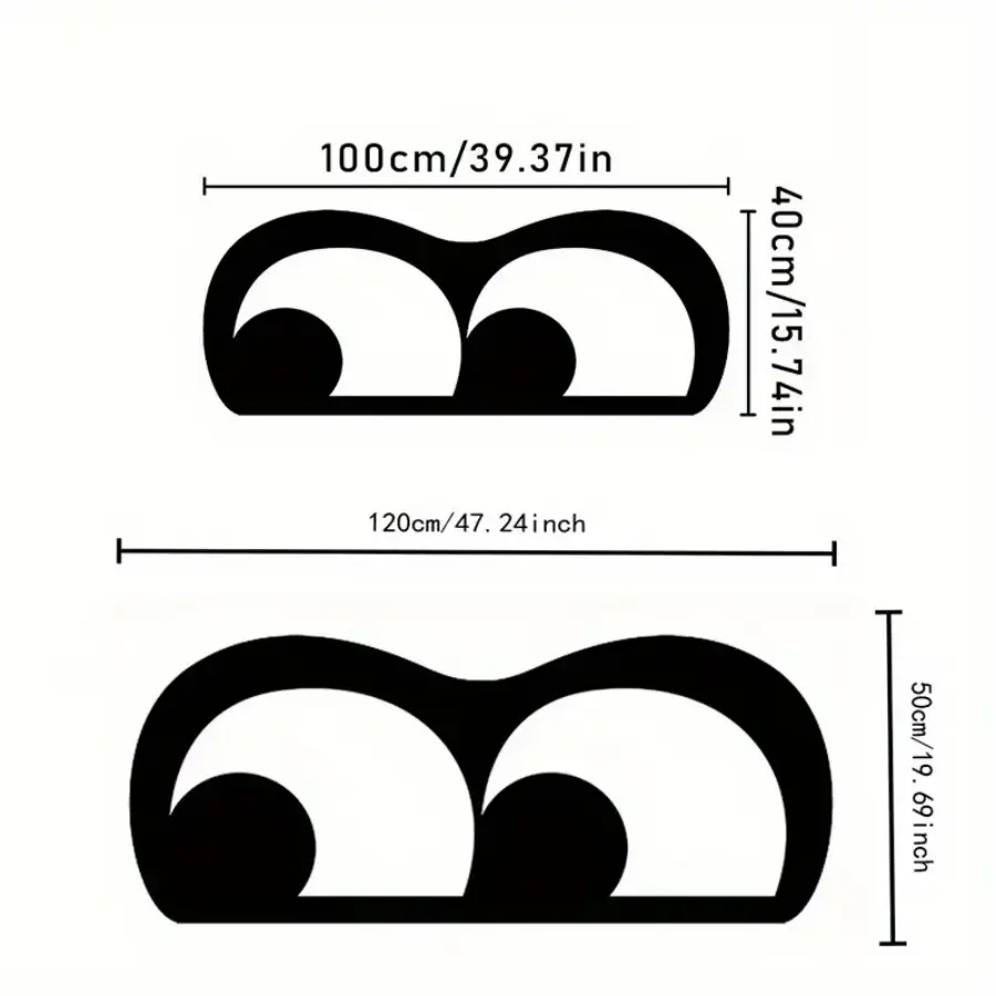 Eyes Pattern Carpet Rug, Fluffy Modern Rug, Decorative Fluffy Rug, Shaped Carpet, Bedroom Decoration, Bedside Carpet, Reading Area Study Area Carpet, Entry Doorway Floor Mat, Christmas Vacation Decorations