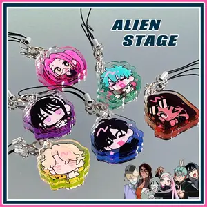 Alien Stage Keychain, Keychain Pendant, Mizi Sua Lvan Hyuna Till Luka Acrylic Keyring, Sci-Fi Anime Merchandise, Collectible Bag Charm, Fan Gift, Keychain For Bags