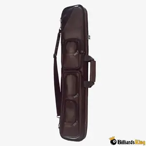Lucasi 2 Butt 4 Shaft Soft Brown Cue Case LC4