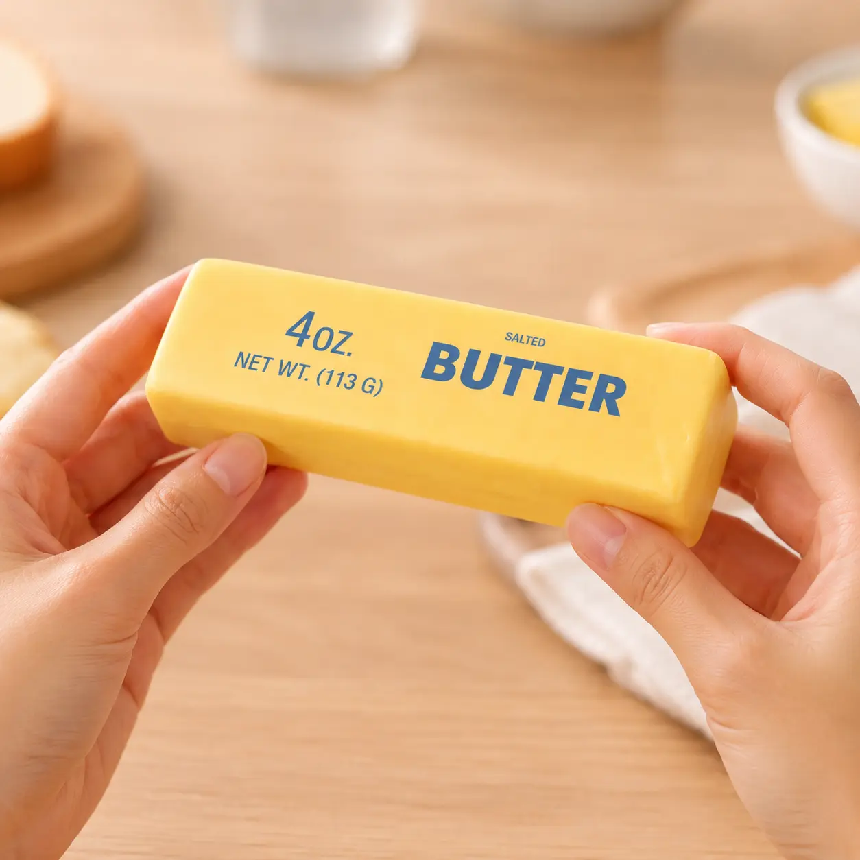 Slow-Rebound Butter Bar Squishy Toy - Butter Scent, Soft Texture, Stress Relief, Graduation Gift, Festive Party Decoration