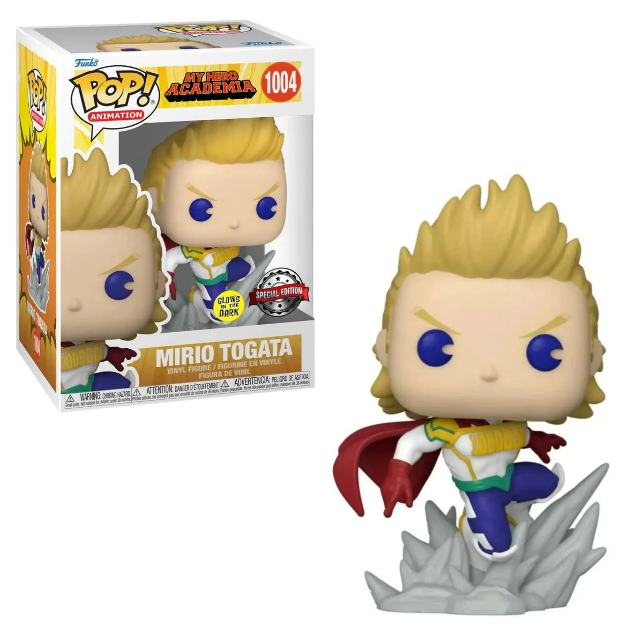 Mirio Togata (Glow) #1004 | Exclusive Funko Pop Collectible Bobblehead Figure