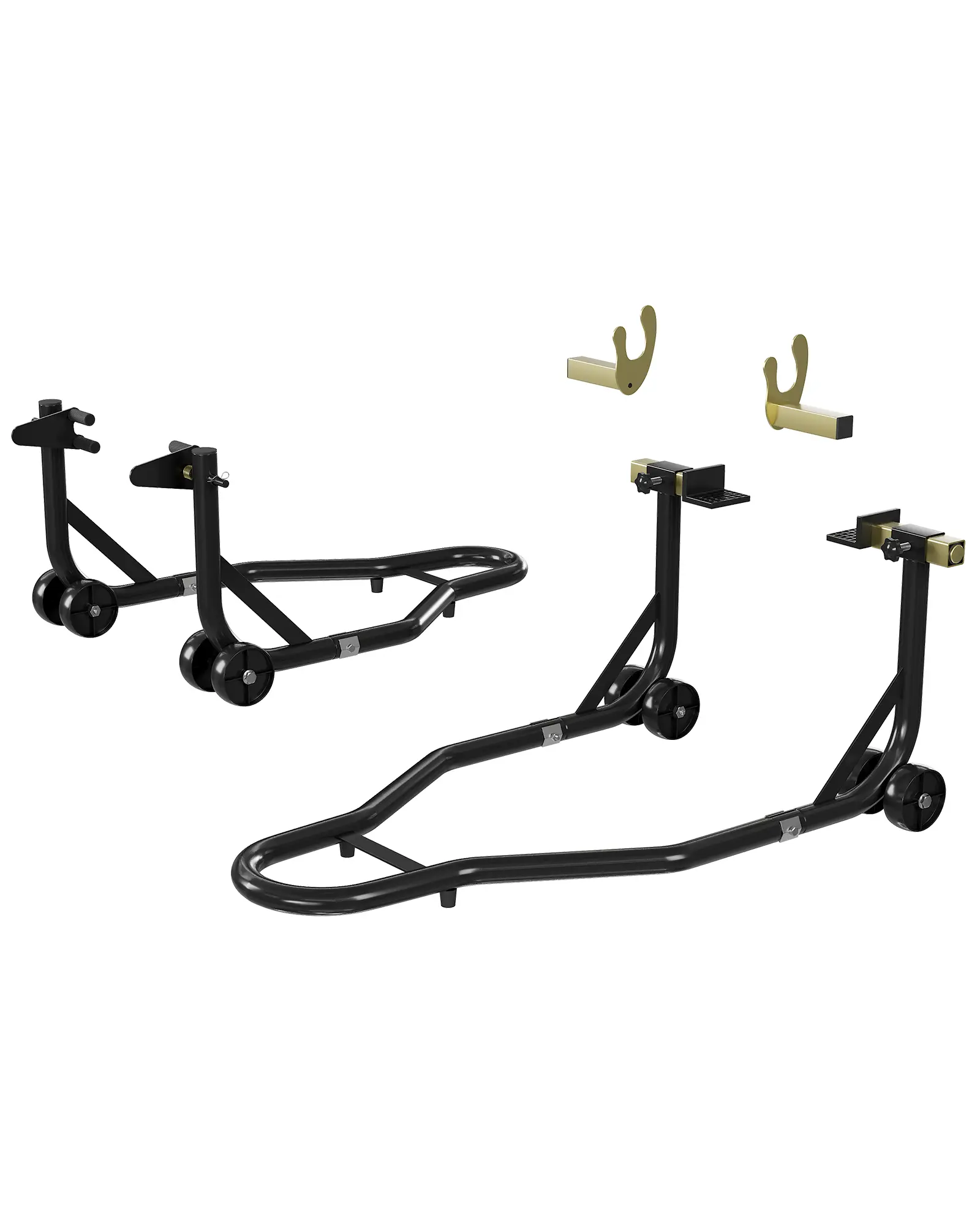 Garvee Stabiler Motorrad with Stable Motorcycle Rear Stand – 450 Lbs Load Capacity, Height Adjustable, U & L Swingarm Compatible, Ideal for Maintenance & Repair, Available in Black or Red