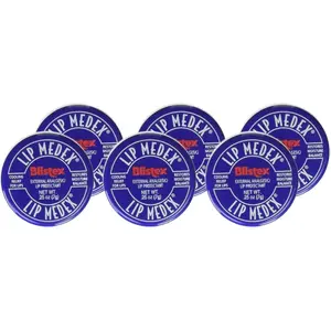 Blistex Lip Medex External Analgesic Lip Protectant 0.25 oz Pack of 6 Cooling Relief for Sore Lips Restores Moisture Balance