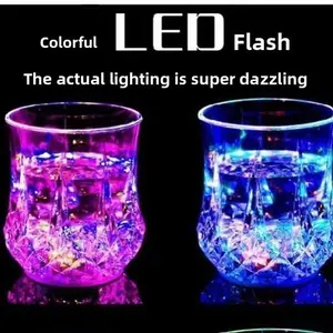 Glow Pineapple Wine Glass - Unbreakable, Wear-Resistant, Impact-Resistant, Sensor-Activated Light-Up Cup for Home Parties & Bars