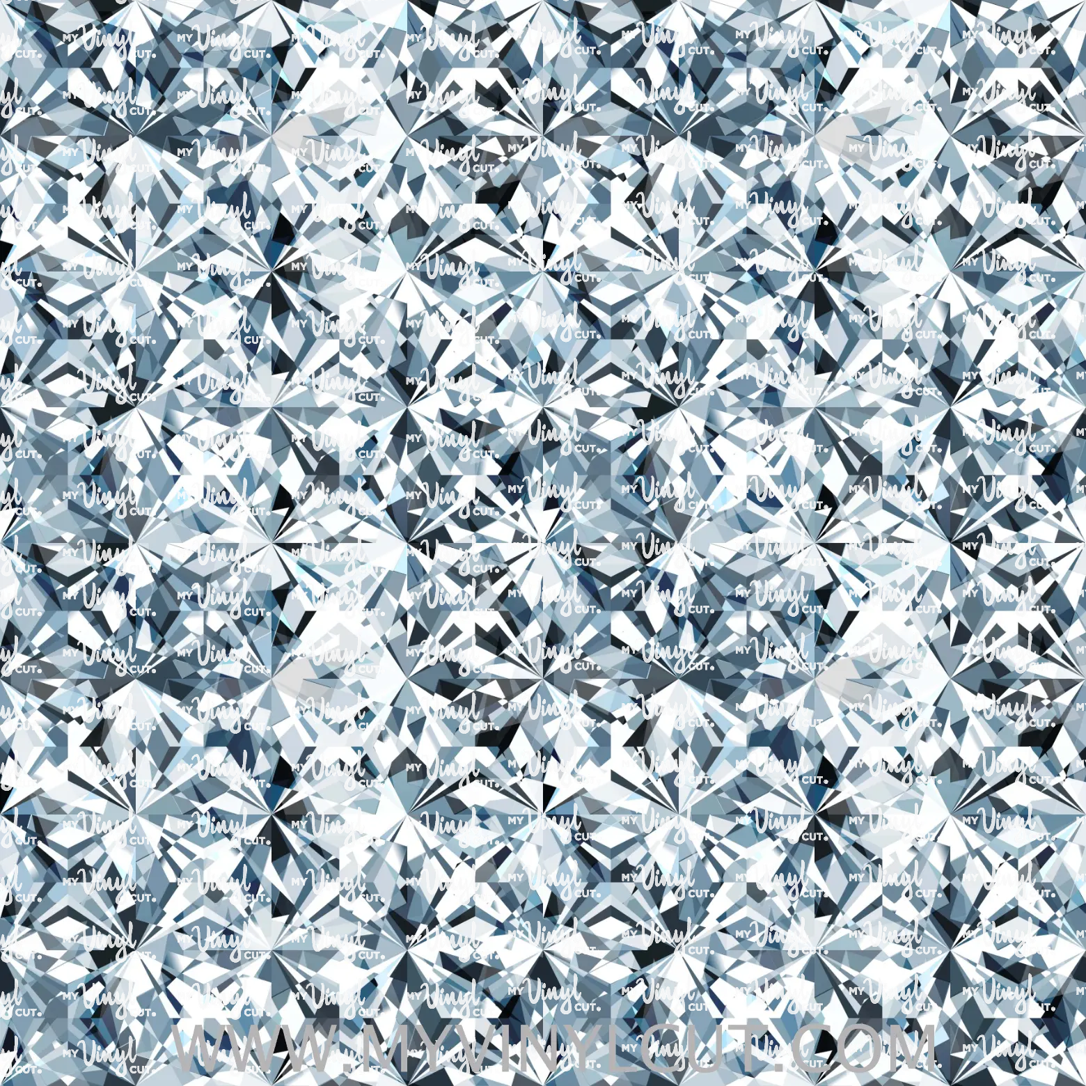 Printed Vinyl  | Diamond Pattern | Permanent Removable Adhesive | Permanent Glitter Adhesive | HTV | Glitter HTV | 12 x 12 inch sheet