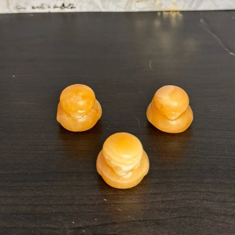 Yellow calcite duck Yellow calcite duck